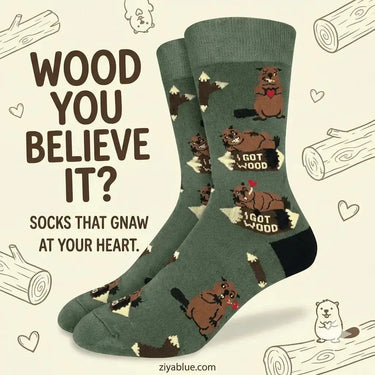 I Got Wood Socks: A Funny Gift Good Luck Sock Ziya Blue