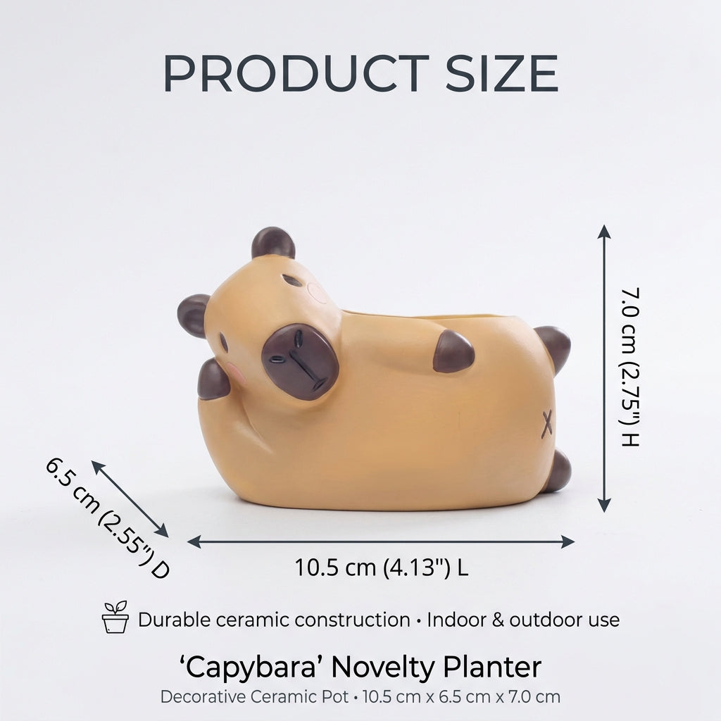 Laying Capybara Planter