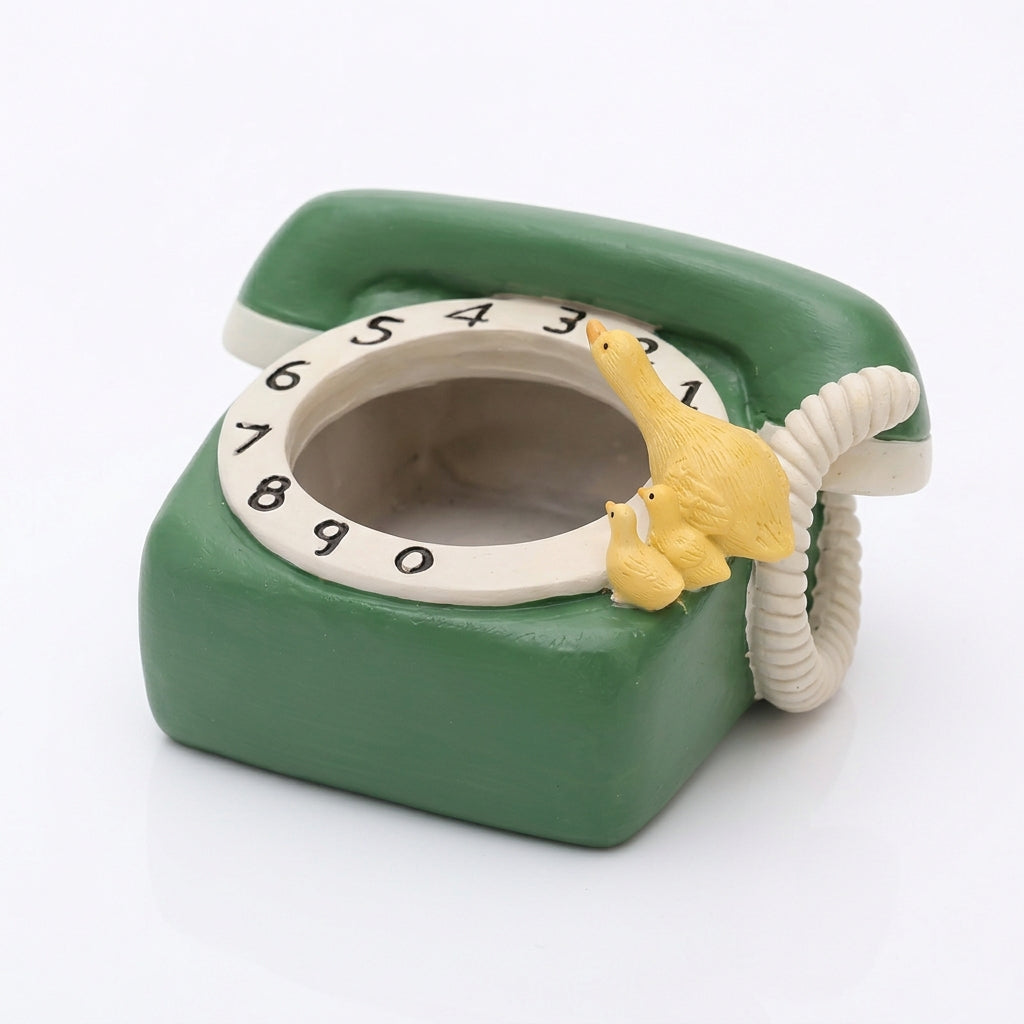Retro Phone Planter