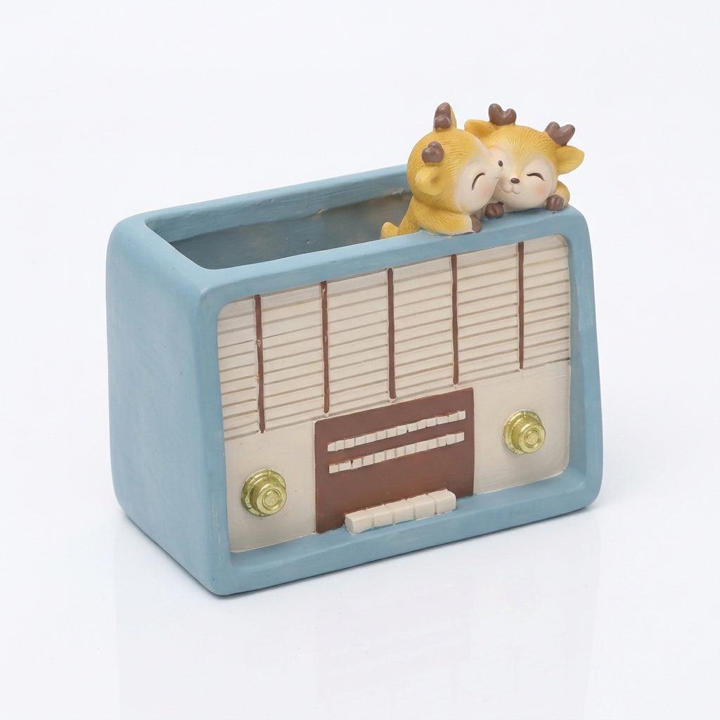 Retro Radio Planter