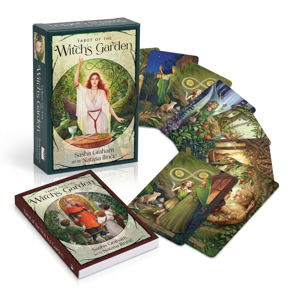 Tarot of the Witch’S Garden | Lush Botanical 78-Card Tarot Deck & Guidebook Set