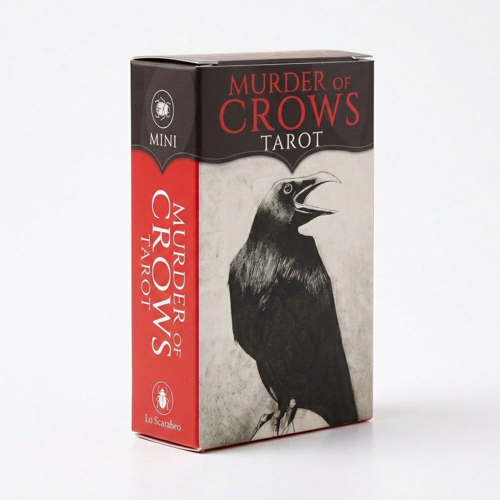 Murder of Crows Tarot Mini: Gothic Elegance and Omen-Borne Wisdom in the Palm of Your Hand
