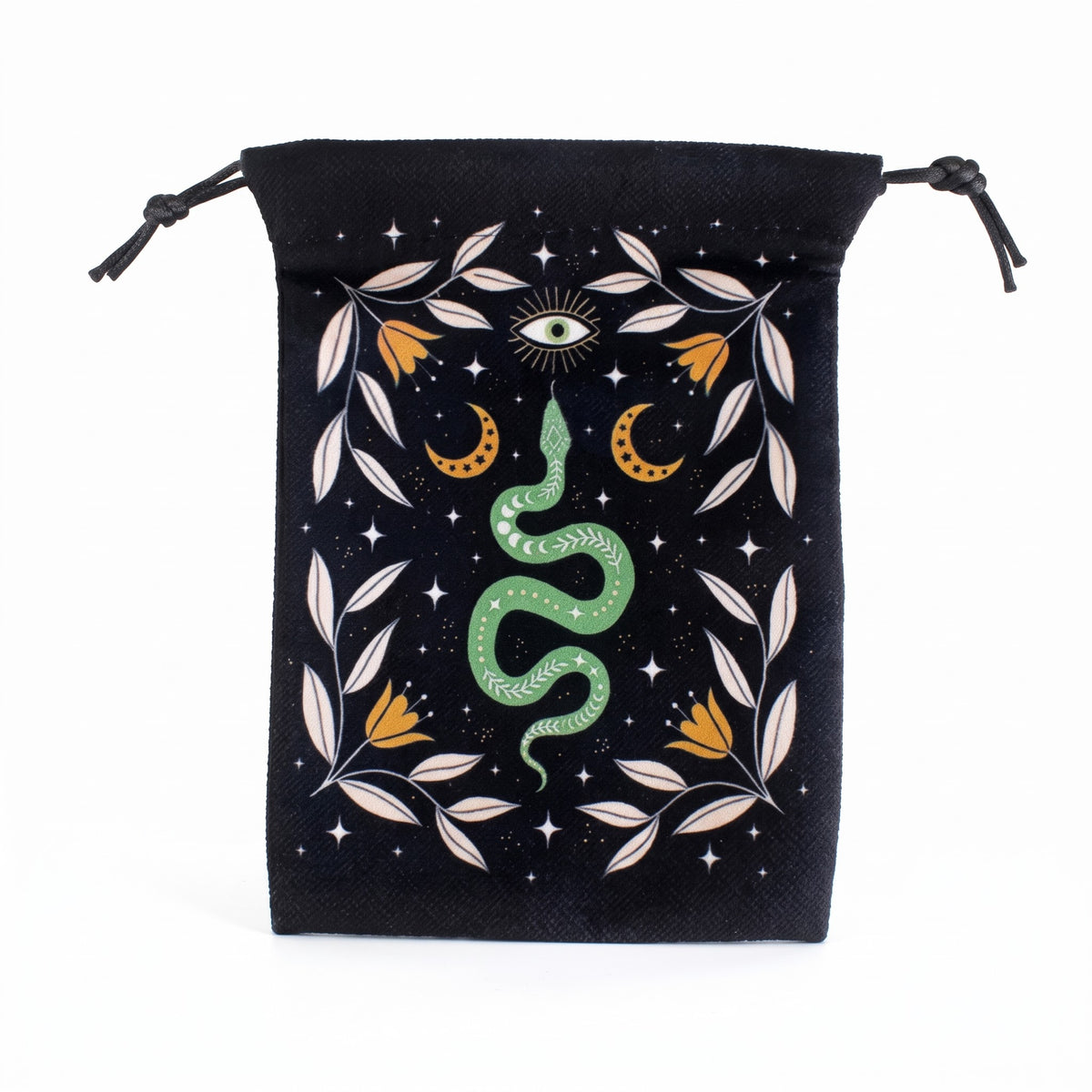 Floral Snake Tarot Bag | Tarot Pouches & Bags