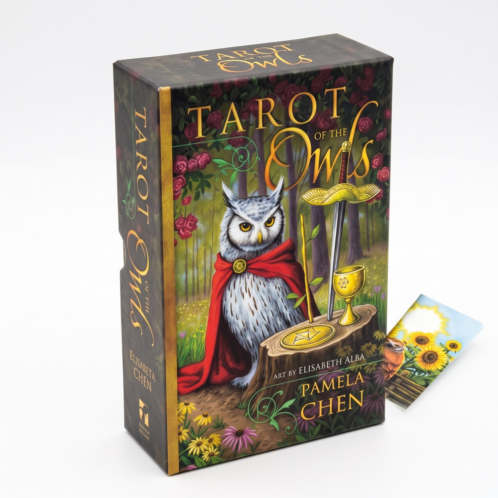 Tarot of the Owls | 78-Card Wise Divination Deck &amp; Guidebook Set