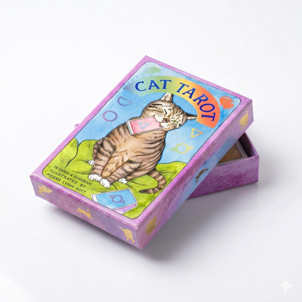 Mini Cat Tarot Deck | 78-Card Feline Divination Set