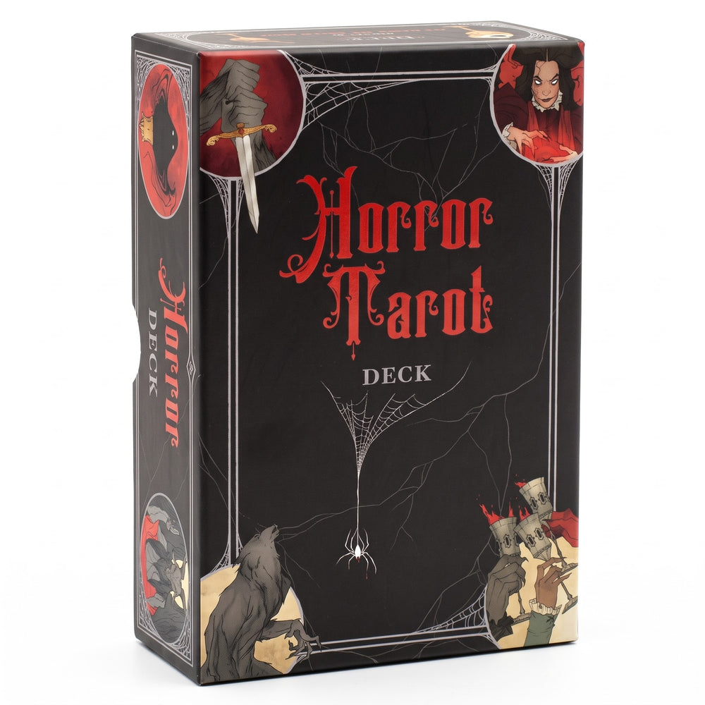 Horror Tarot: The Mini 78-Card Deck of Nightmares