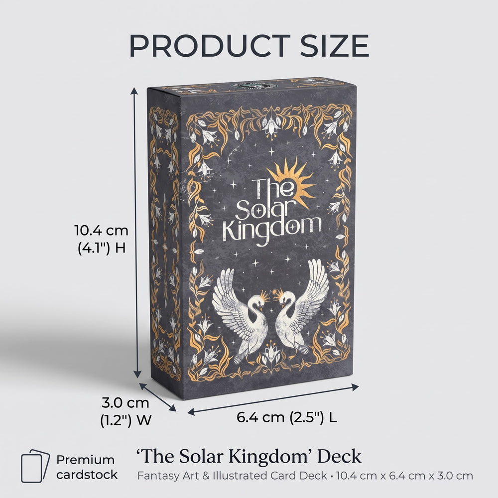 MINI Solar Kingdom Tarot 78-Card: Pocket-Sized Illumination