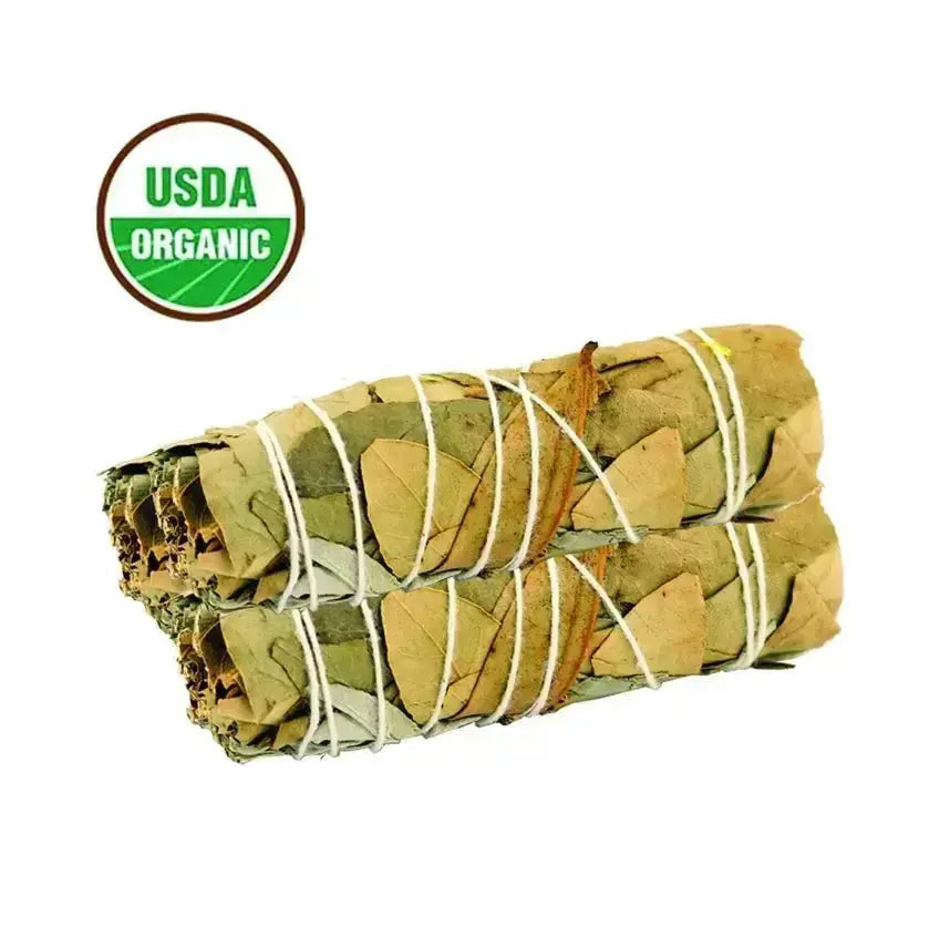 White Sage & Bay Leaf Sage Stick | 4" Cleansing Bundle