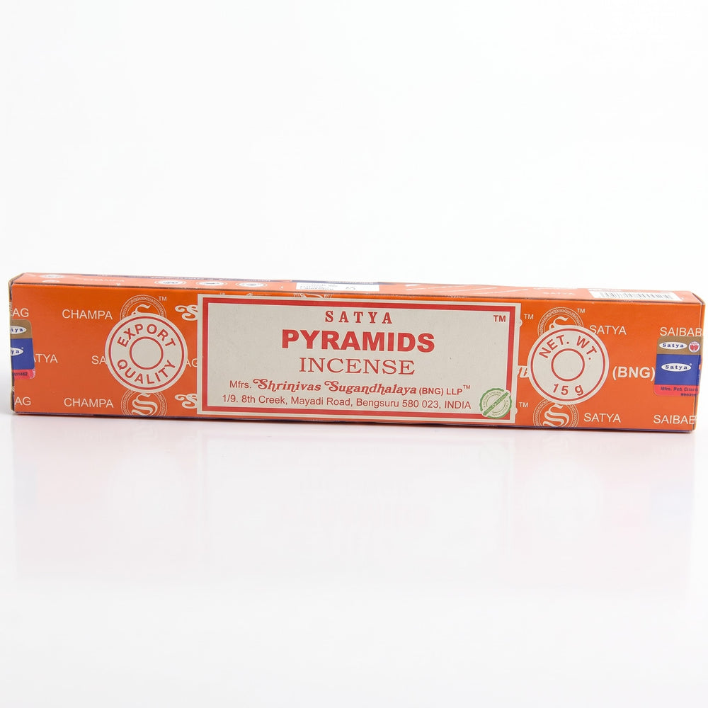 Pyramids Incense Sticks: Satya Hand-Rolled 15g