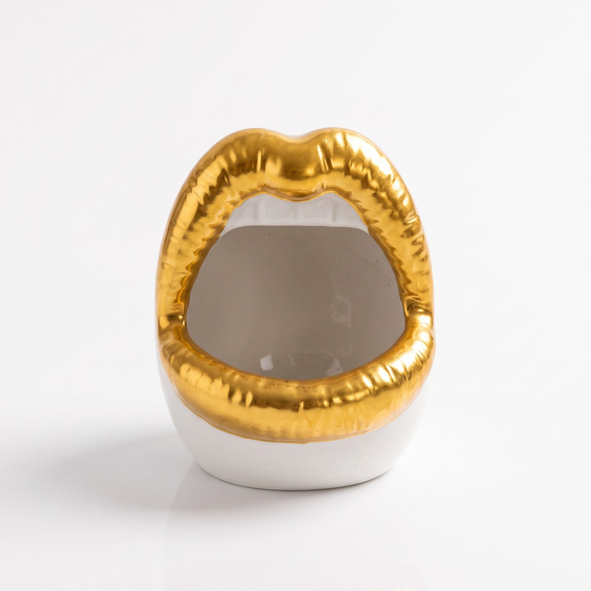 The Big Mouth Ashtray: Ceramic Multi-Color Smoking Holder