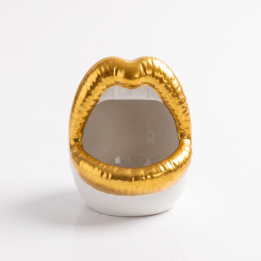 The Big Mouth Ashtray: Ceramic Multi-Color Smoking Holder