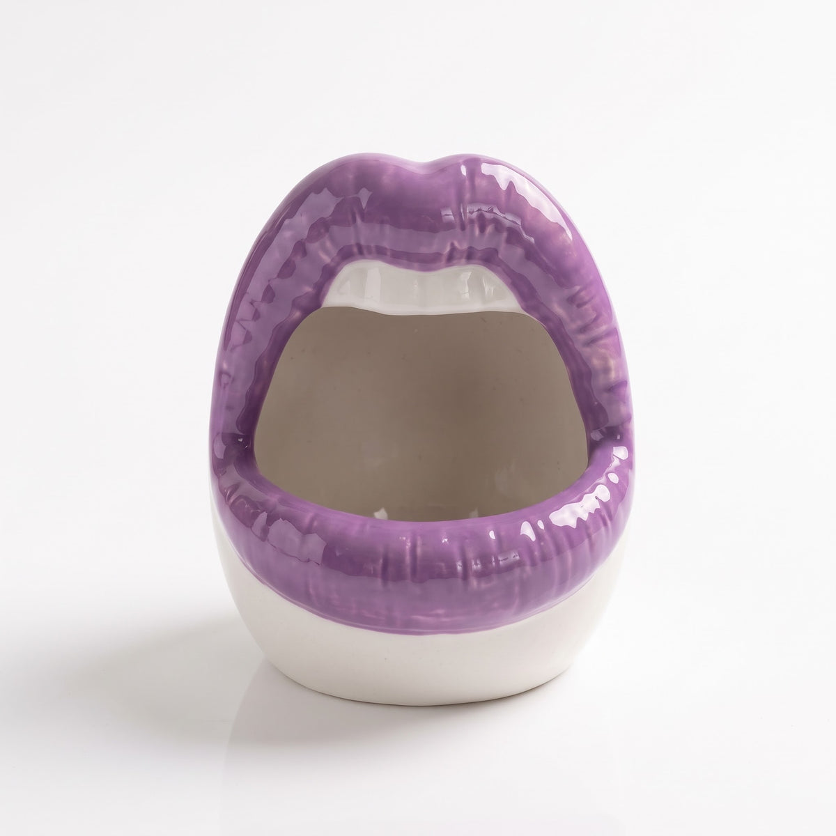 The Big Mouth Ashtray: Ceramic Multi-Color Smoking Holder