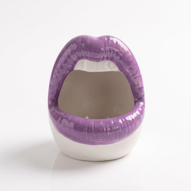The Big Mouth Ashtray: Ceramic Multi-Color Smoking Holder
