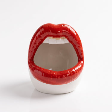 The Big Mouth Ashtray: Ceramic Multi-Color Smoking Holder