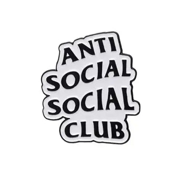 Introvert Enamel Pin | Anti Social Social Club Badge Ziya Blue Ziya Blue