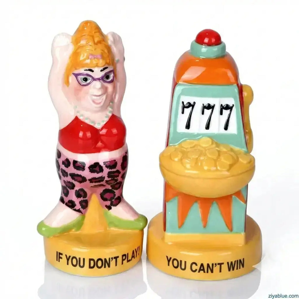 Jackpot Winner Shakers - Hit the Flavor Jackpot Pacific Giftware Ziya Blue