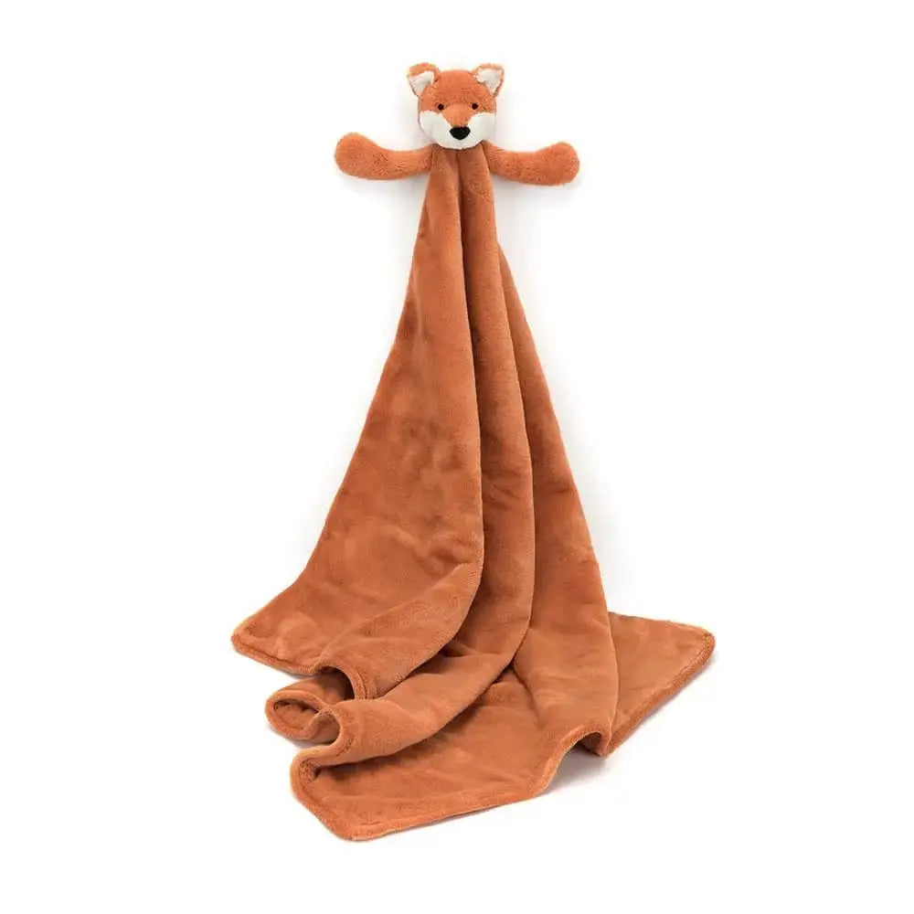 Jellycat Bashful Fox Cub Blankie – The 22" Woodland Snuggler Jellycat Ziya Blue