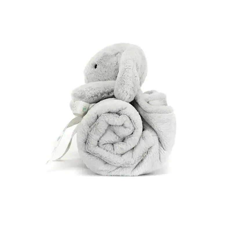 Jellycat Bashful Silver Bunny Blankie Jellycat Ziya Blue