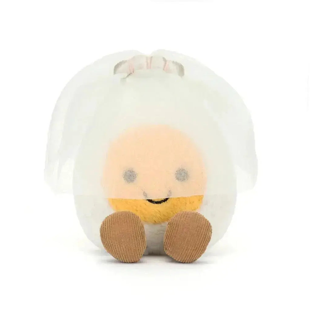 Jellycat Boiled Egg Bride Plush – Witty Wedding Gift Jellycat Ziya Blue