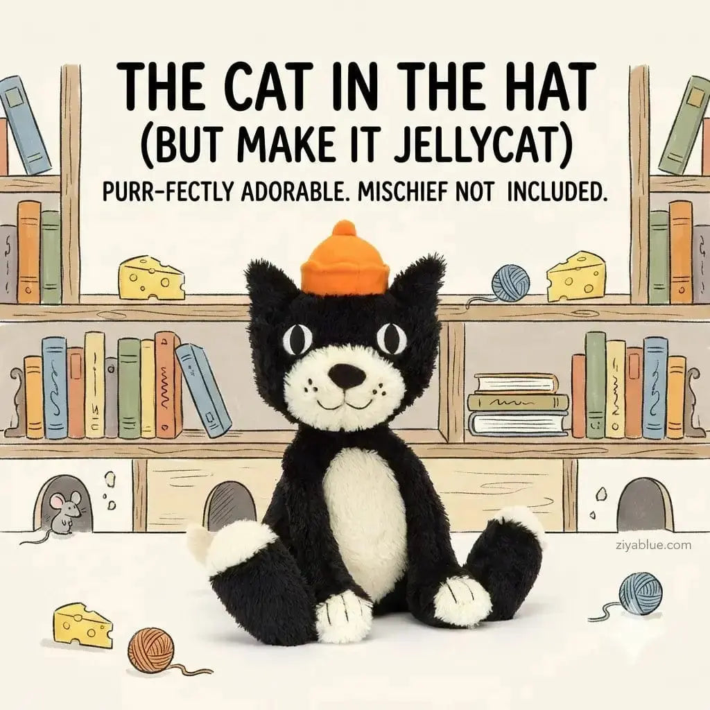 Jellycat Jack Plush - The Original Mascot Jellycat Ziya Blue