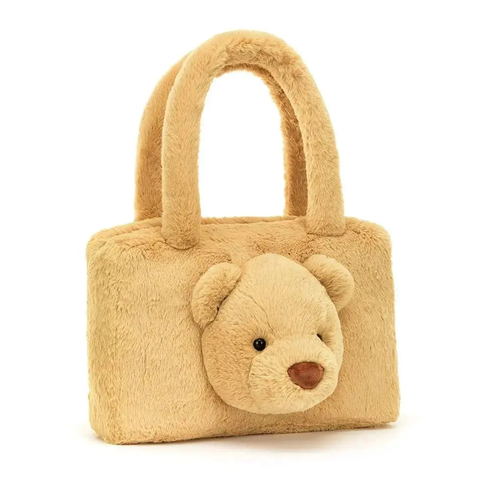 Jellycat Smudge Bear Tote Bag – The 14" Honeycomb Hug Ziya Blue Ziya Blue