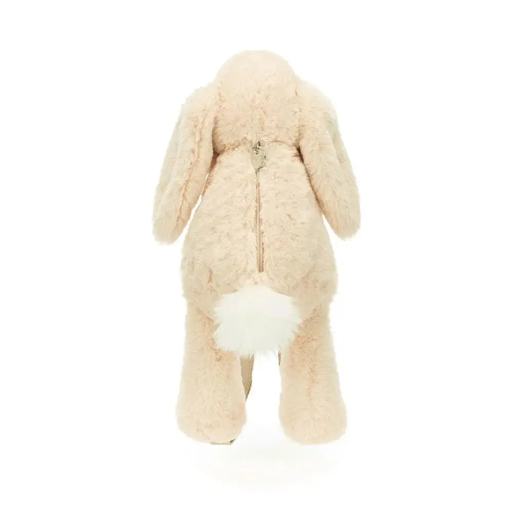 Jellycat Smudge Rabbit Backpack – The 17" Floppy Bunny Bag Jellycat Ziya Blue