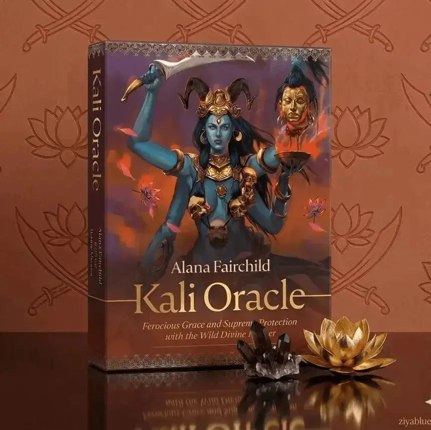Kali Oracle | 44-Card Mini Fierce Goddess Deck  Ziya Blue