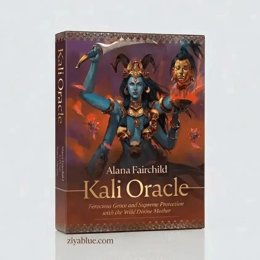 Kali Oracle | 44-Card Mini Fierce Goddess Deck  Ziya Blue
