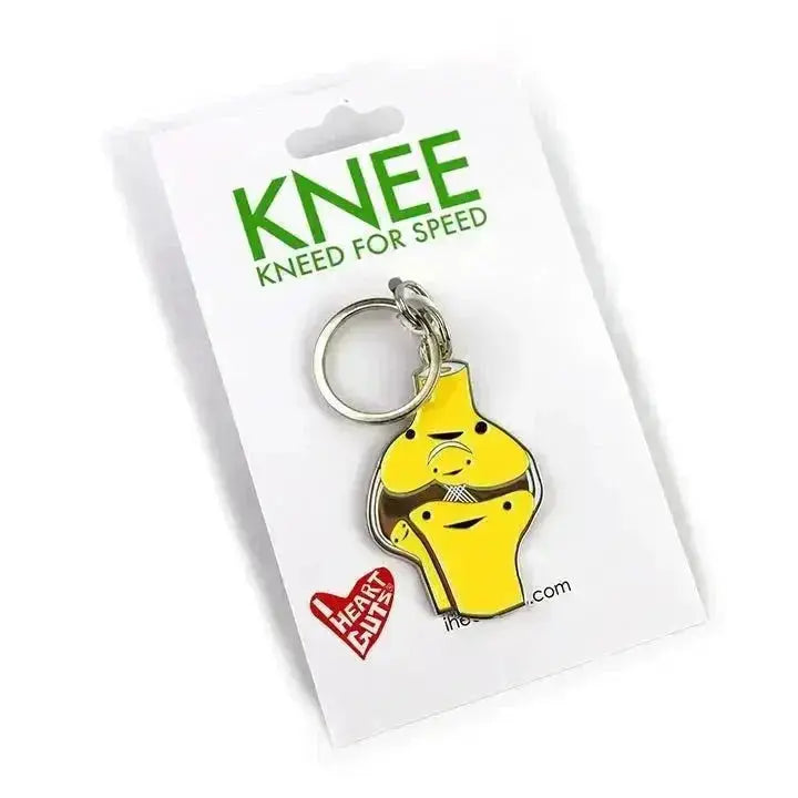 Knee Keychain: The Kneed for Speed I Heart Guts Ziya Blue