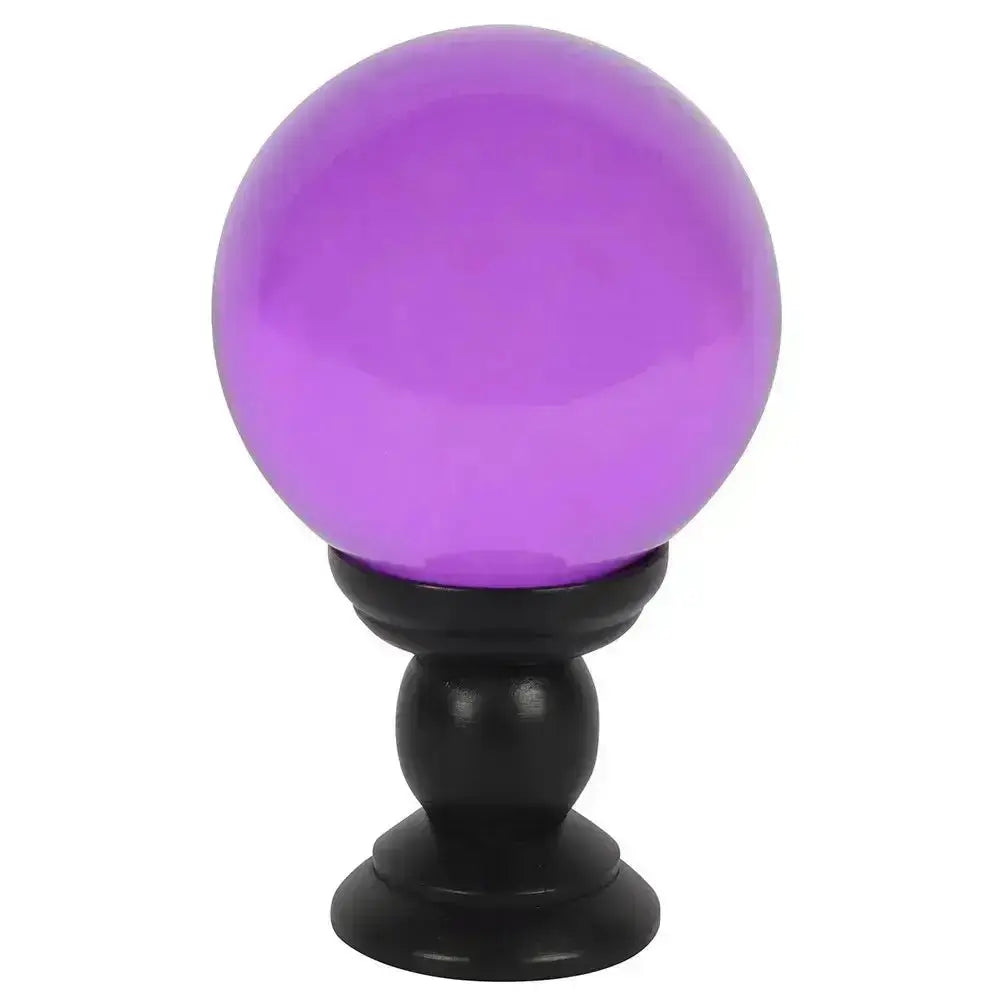 Large Purple Crystal Ball on Stand (21.5cm) 🔮💜  Ziya Blue