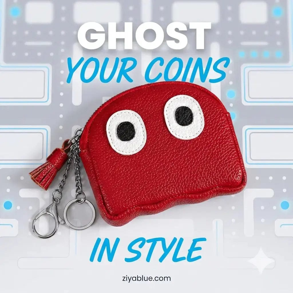 Little Ghost Coin Purse | Waterproof Cartoon Wallet - Ziya Blue