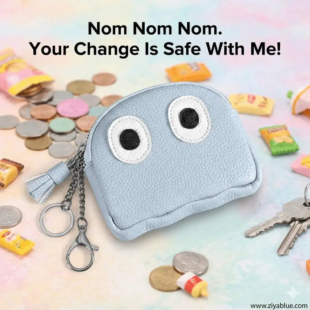 Little Ghost Coin Purse | Waterproof Cartoon Wallet Ziya Blue Ziya Blue