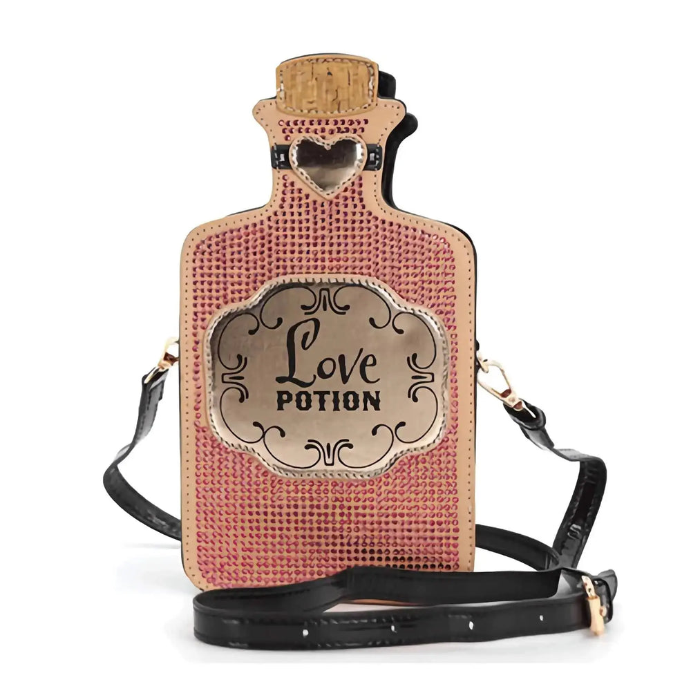 Love Potion Crossbody Bag: The Enchantment-Ready Pink Purse COMECO INC Ziya Blue