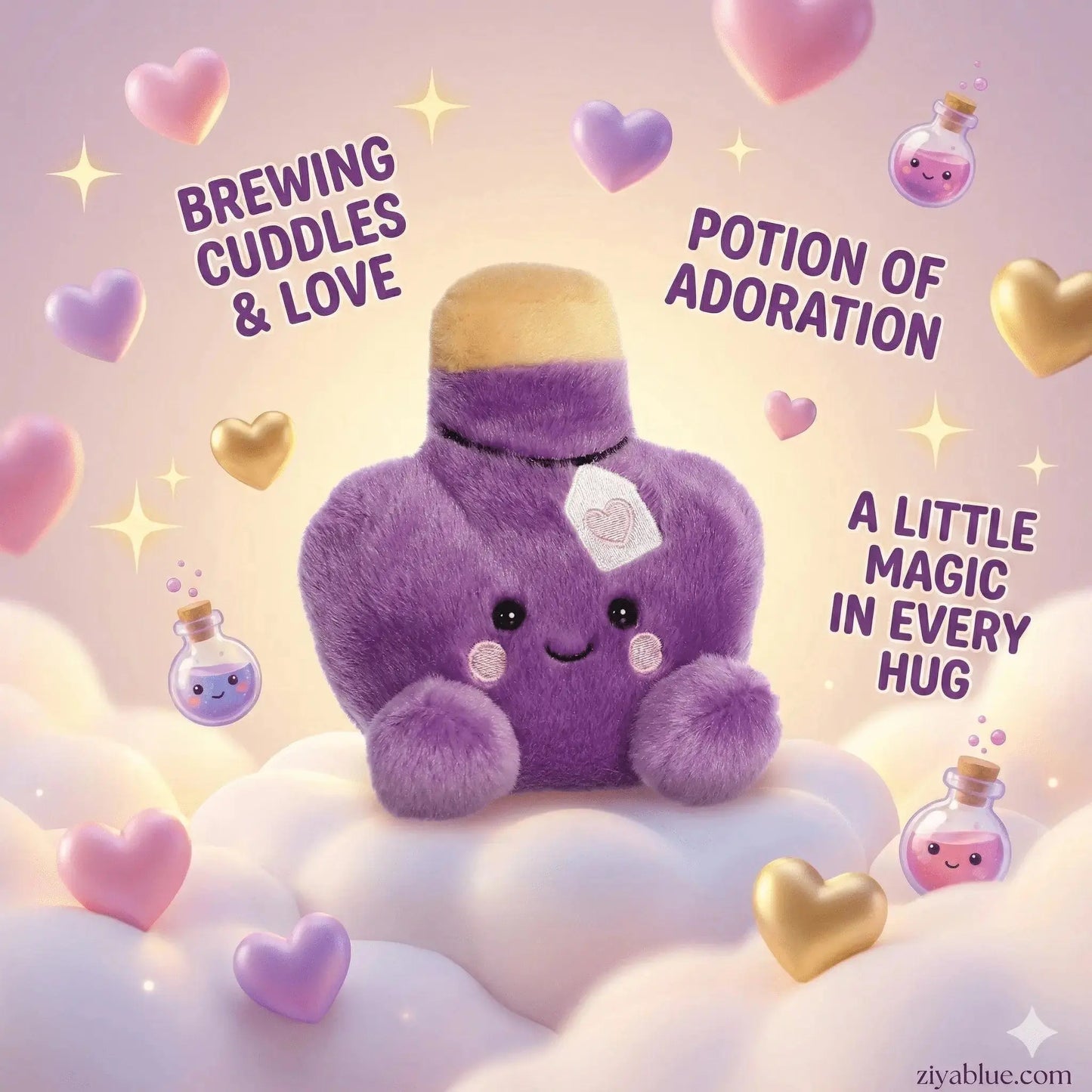 Love Potion Plush: Naya Toy Aurora Ziya Blue