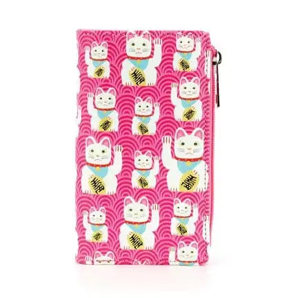 Lucky Cat Wallet – The "Purr-fectly" Organized Maneki-neko Charm COMECO INC Ziya Blue