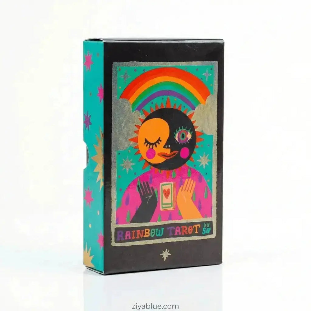MINI Rainbow Tarot: 78-Card Deck by So Lazo Ziya Blue Ziya Blue
