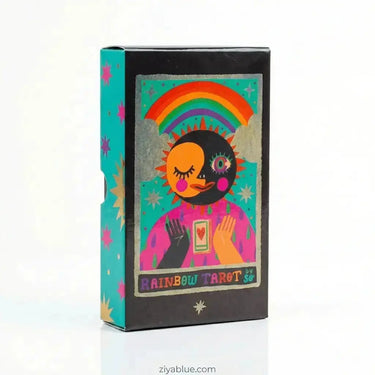 MINI Rainbow Tarot: 78-Card Deck by So Lazo Ziya Blue Ziya Blue