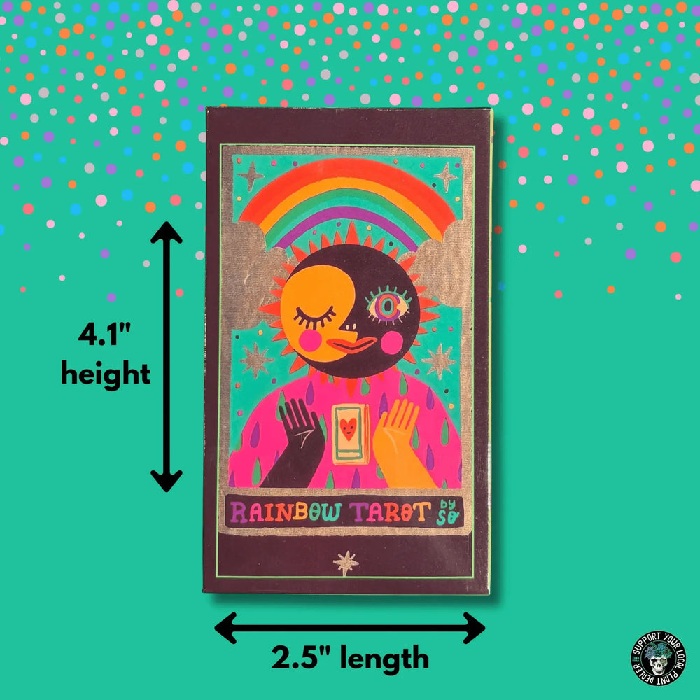 MINI Rainbow Tarot: 78-Card Deck by So Lazo Ziya Blue Ziya Blue