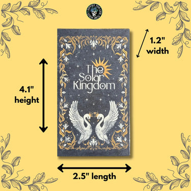 MINI Solar Kingdom Tarot 78-Card: Pocket-Sized Illumination  Ziya Blue