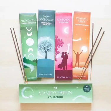 Manifestation Incense Sticks: Positive Aromatherapy Something Different Ziya Blue