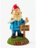 Marijuana Garden Gnome Statue: Funny Lawn Decor Big Mouth Ziya Blue