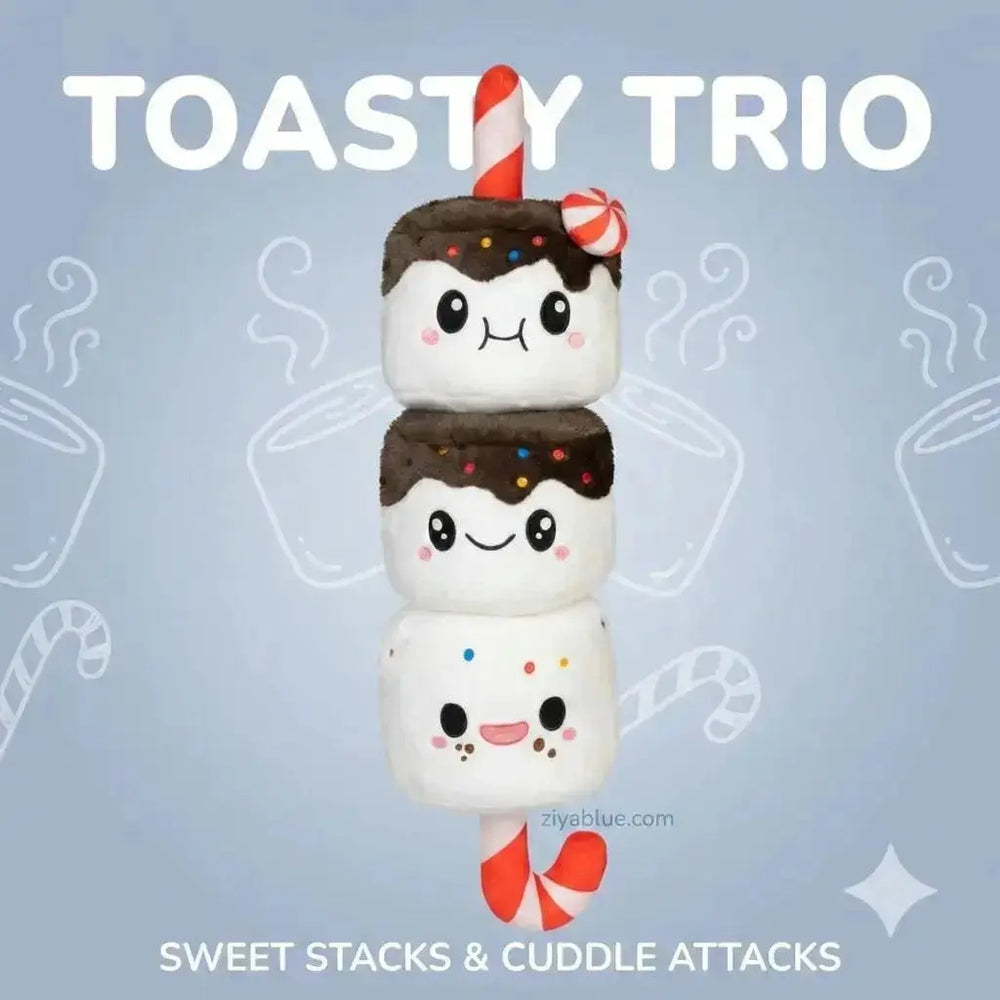 Marshmallow Stick Plush: Festive Comfort Food Squishables Ziya Blue