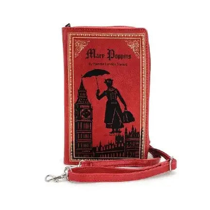 Mary Poppins Book Clutch – Practically Perfect Storybook Bag COMECO INC Ziya Blue