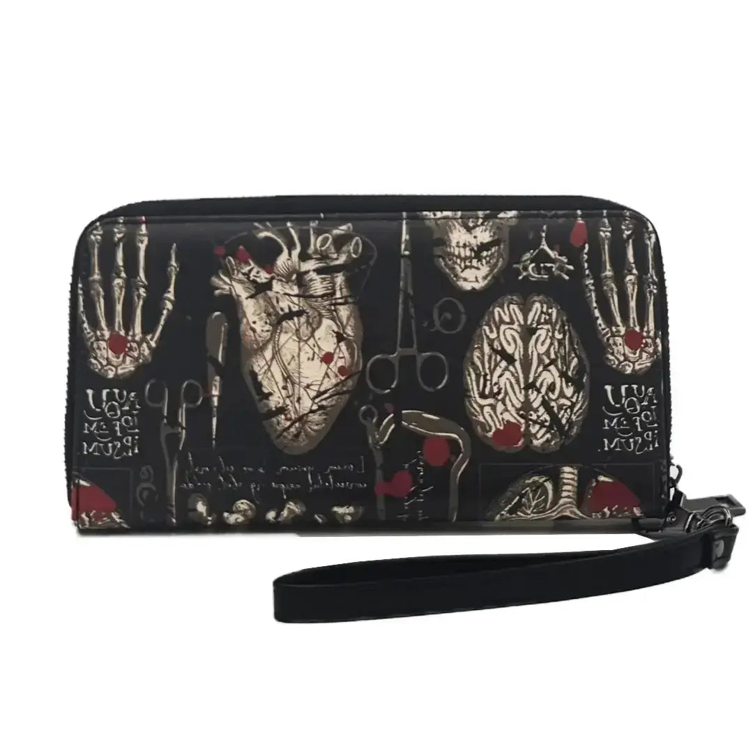 Medical Morbidity Wristlet - Anatomical Scalpel Edition Shady Front Ziya Blue