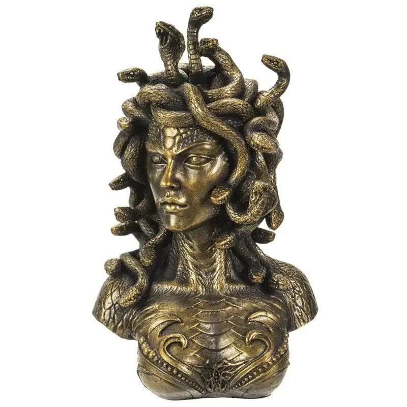 Medusa Bust Statue - The Original Stone-Cold Stunner Pacific Giftware Ziya Blue