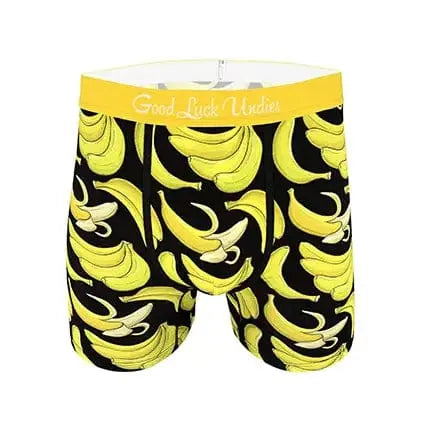 Men's Bananas Underwear: The Tropical Fruit Boxers Good Luck Sock Ziya Blue