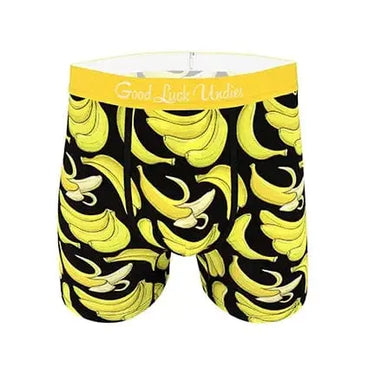 Men's Bananas Underwear: The Tropical Fruit Boxers Good Luck Sock Ziya Blue