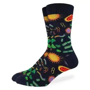 Men's Germs Socks: A Contagious Style Good Luck Sock Ziya Blue
