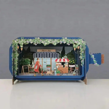 Message in a Bottle Card- Maeve Toys Ziya Blue