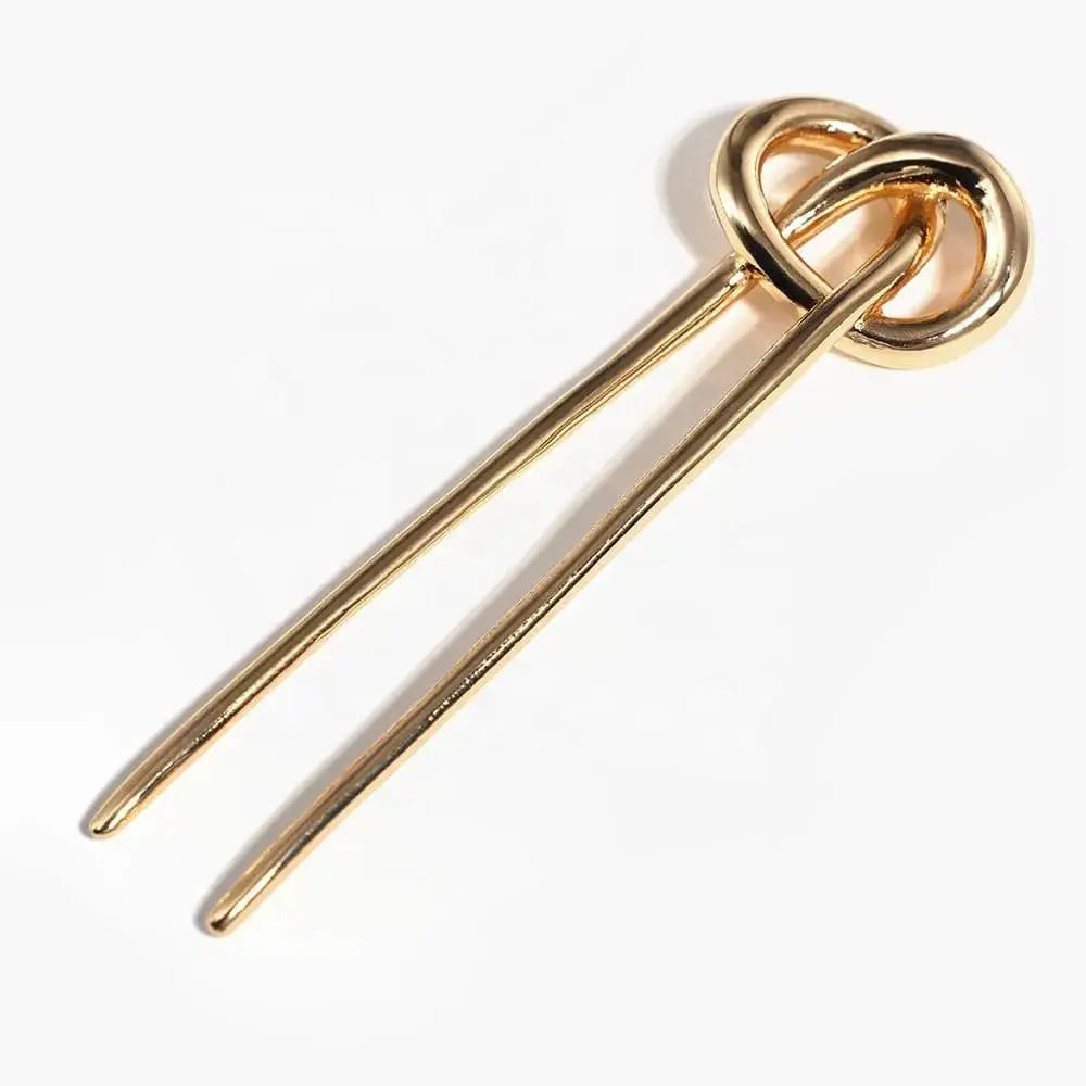Metal Twist Hair Pin – The Minimalist Updo Secret Ziya Blue Ziya Blue
